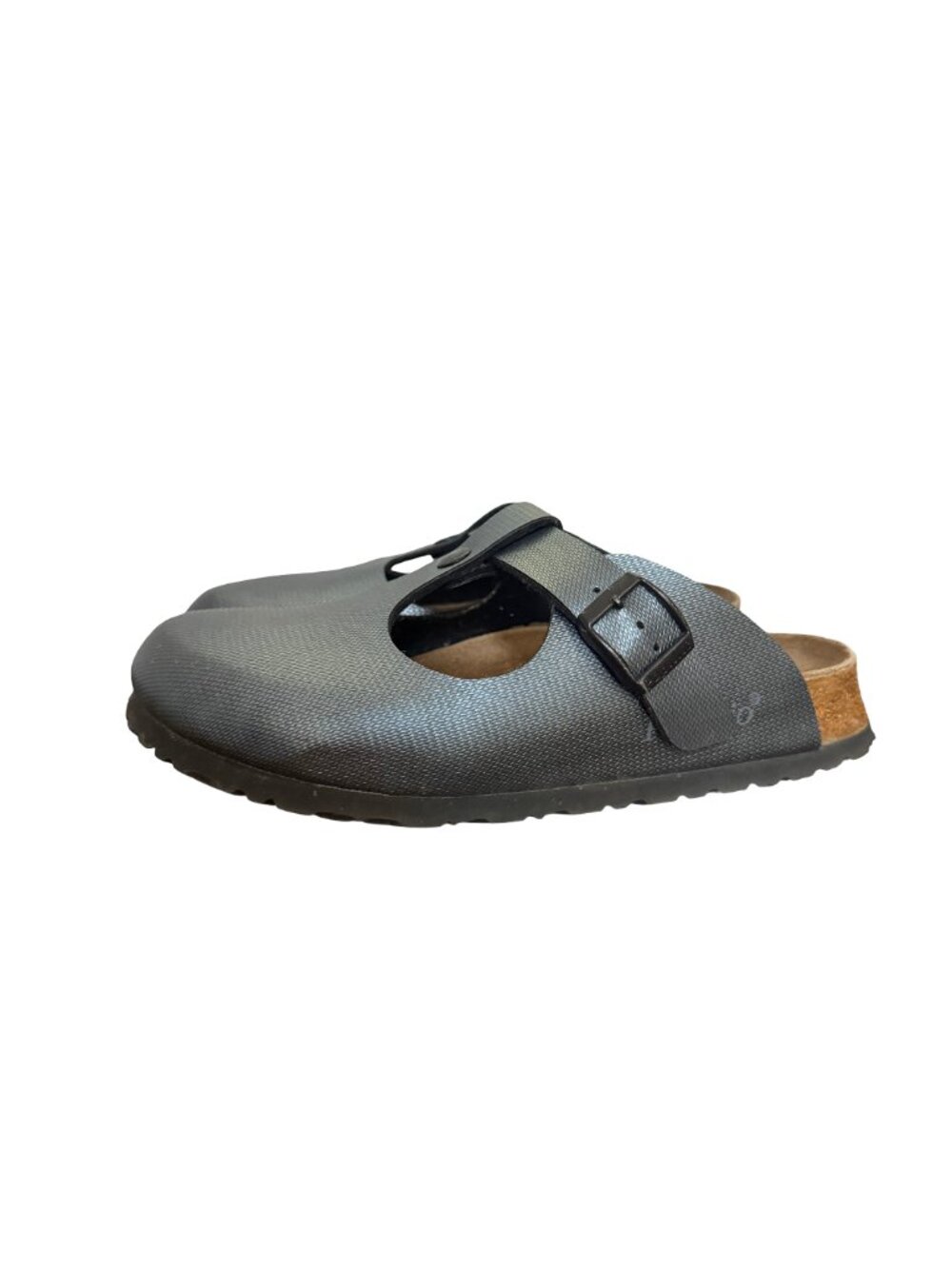Birkenstock Papillio Bern Backless Clogs Blue Metallic Slip-On Comfort Size 6 - Picture 3 of 11